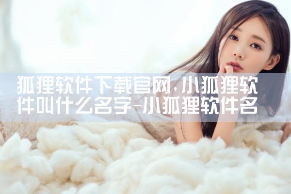 狐狸软件下载官网